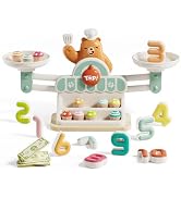 TOP BRIGHT Balance Math Game for Kids - STEM Toys for 3 Year Old Girls Boys Gifts, Balance Counti...