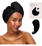 Kitsch Microfiber Hair Towel Wrap for Women - Super Absorbent Hair Drying Towel - Quick Dry, Anti...