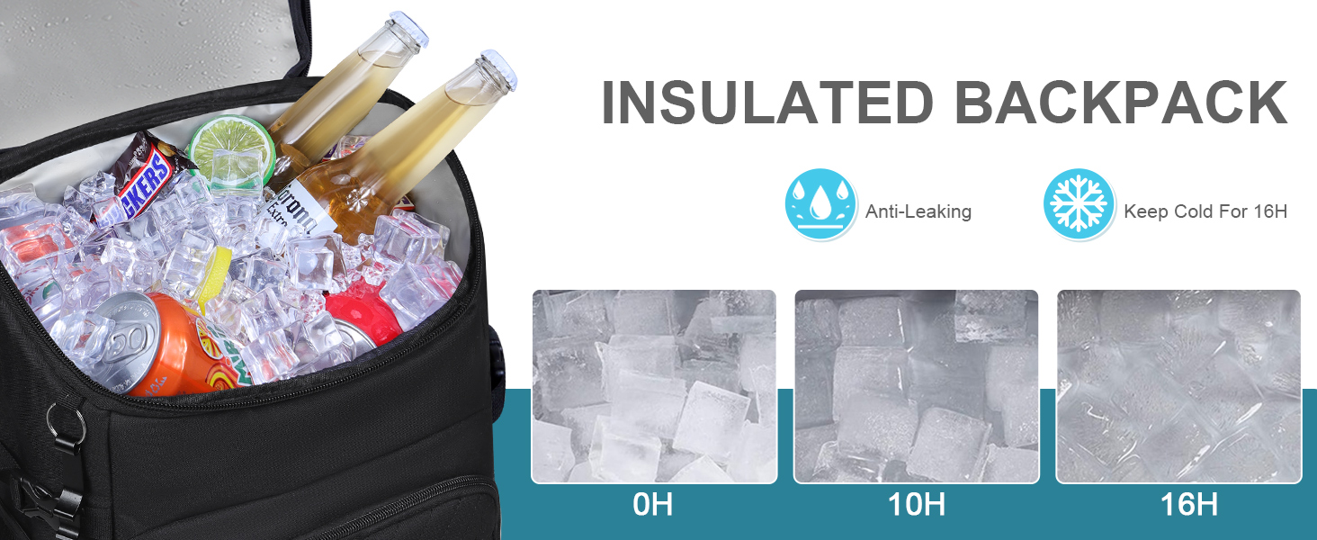 insulated backpack cooler waterproof