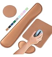 ABRONDA Office Ergonomic Memory Foam Computer Mouse and Keyboard Wrist Rest pad Support Carpal Tu...
