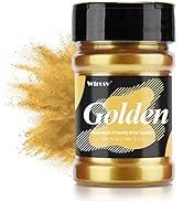 Golden Mica Powder - 2.1 Ounces/ 60 Grams - Natural Epoxy Resin Dye –Mica Powder for Makeup, Epox...