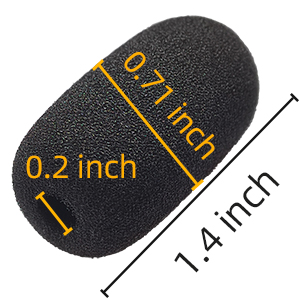 Mini Small Size Foam Windscreen 