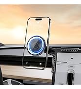 Tesla Phone Mount, [Strong Magnets &amp; Super Stable ] Tesla Phone Holder Model 3/Y Accessories for ...