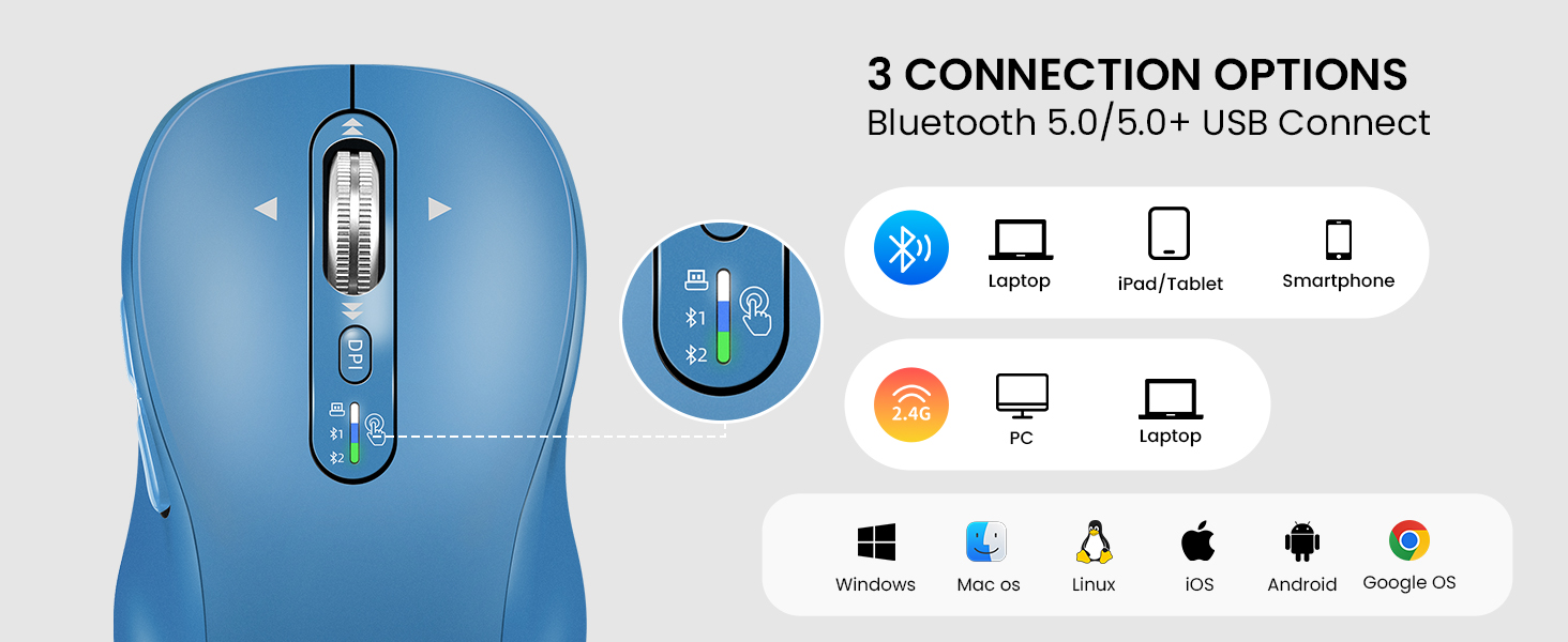 wireless bluetooth mouse for PC