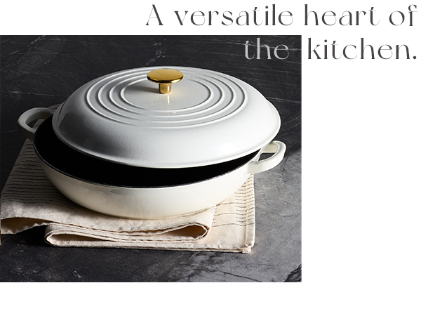 enameledcastironbraiserpanshallowdutchovenskilletfryingpancasserolewithlidcastirondutchoven