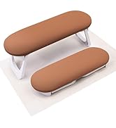 Subay Arm Rest for Nails Tech, Foldable PU Leather Nail Hand Rest for Hand Holder, Arm Rest Pillo...