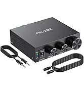 PROZOR Power Amplifier Home Audio - 100W + 100W Power TPA3221 Toslink SPDIF 192KHz DAC Converter ...