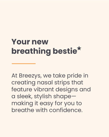 Text that reads &amp;#34;your new breathing bestie&amp;#34;