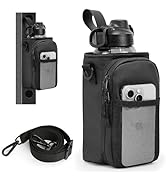 Balency Magnetic Gym Bag for Men, Magnetic Gym Water Bottle Bag, Water Bottle Holder with Phone P...