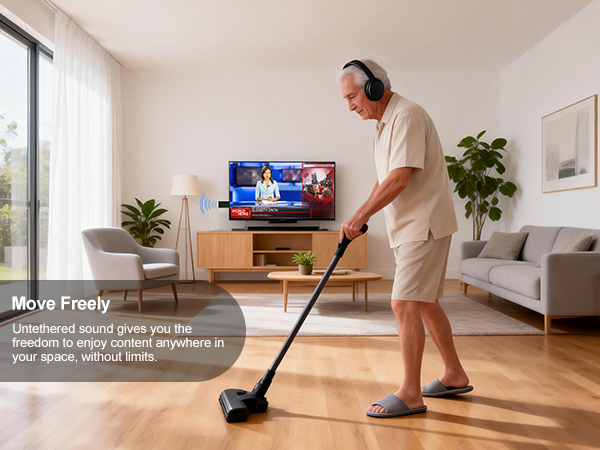 Skyaudio Wireless Headphones for TV Watching