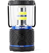 LUXPRO Rechargeable Dual-Power 1100 Lumen LED Lantern for Up to 150 Hours of Use - Camping Lanter...