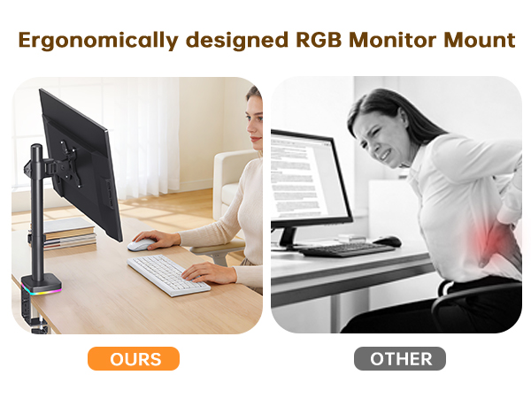 Single RGB Monitor Stand