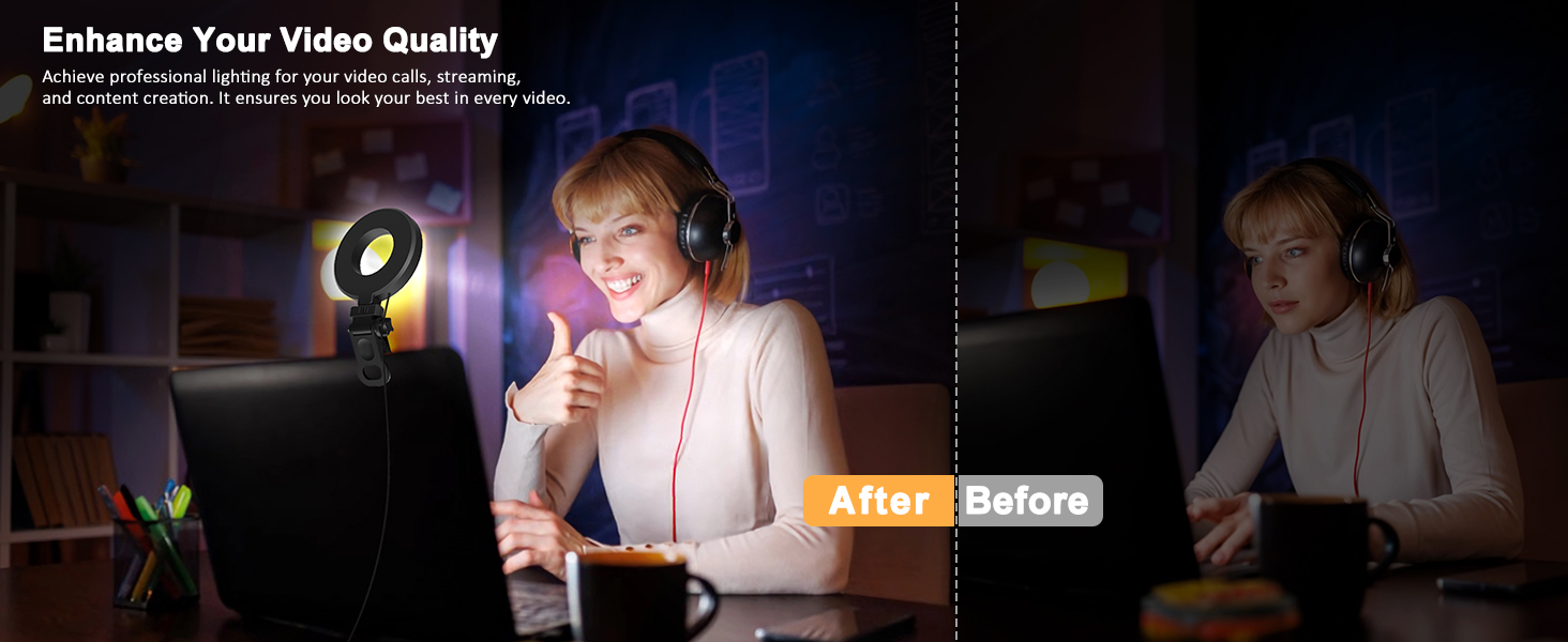 laptop clip on light