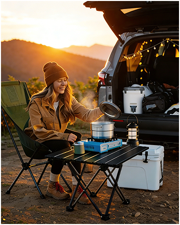 small folding table portable