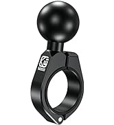 BRCOVAN Aluminum Alloy Medium Bar Clamp Mount with 1.5'' TPU Ball, Fit on ATV UTV 1.26''/1.375''/...