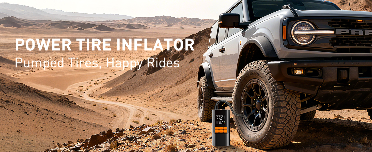 tire inflator portable air compressor