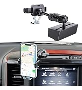 Kaishengyuan Upgraded Phone Mount for Ram Truck 2019-2023, Dash Mount Cell Phone Holder Compatibl...