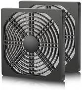 WDERAIR 120mm PC Fan Filter 2-Pack, ABS Plastic Mesh Dust Cover, Computer Case Cooling Fan Grill ...