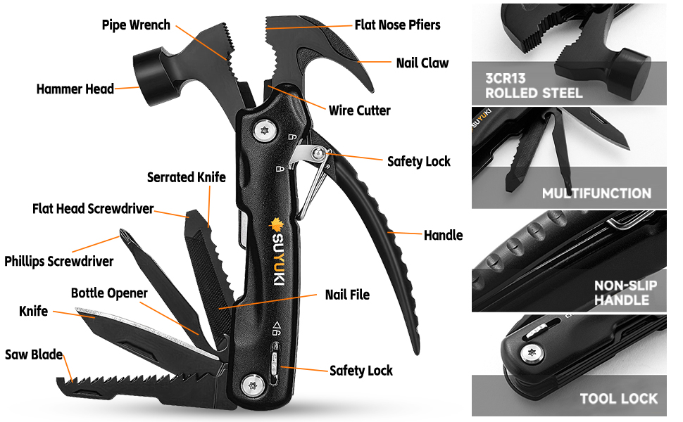 Hammer Multitool Birthday Gifts for Men