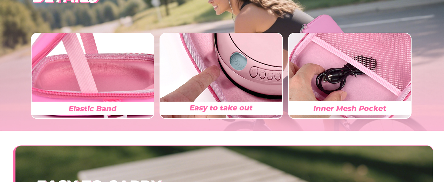 protable cd player case