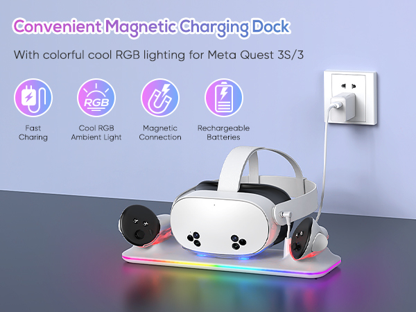 meta quest 3 charging dock