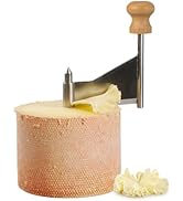 Homoyoyo Cheese Curler Wheel: Stainless Steel Cheese Butter Chocolate Shaver to Create Beautiful ...