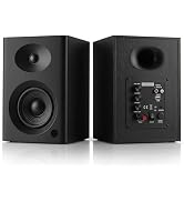 NSY Audio 80W Peak Bookshelf Speakers, 4" Active Desktop Computer Speakers with Bluetooth 5.3, RC...