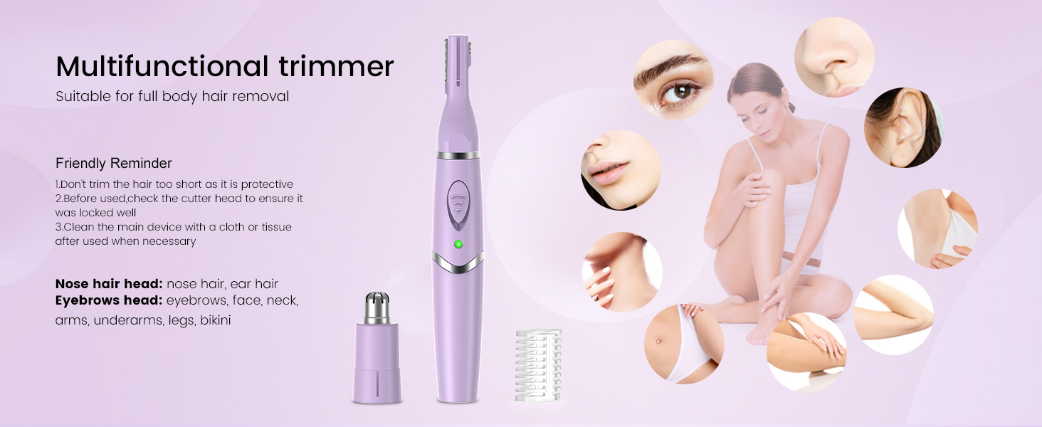 nose hair trimmer for women men eyebrow trimmer