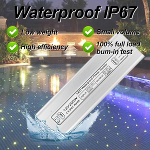 200W waterproof power supply