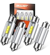SEALIGHT 36MM DE3423 LED Bulbs Temperature Resistant CSP 2525 Ceramic Chipset 6500K White Canbus ...