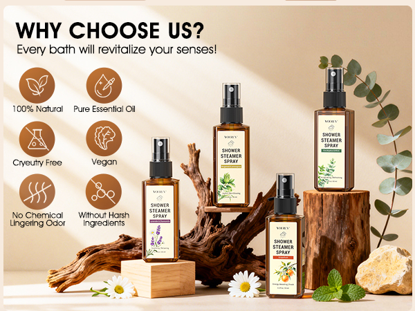 shower steam spray
