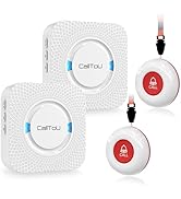 CallToU Wireless Caregiver Pager Smart Call System 2 SOS Call Buttons/Transmitters 2 Receivers Nu...