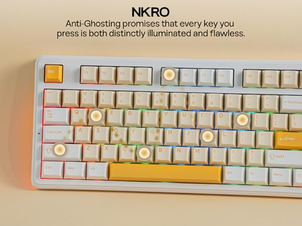 AK870 V2 White Yellow