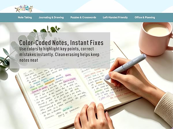 Color-Coded Notes, Instant Fixes