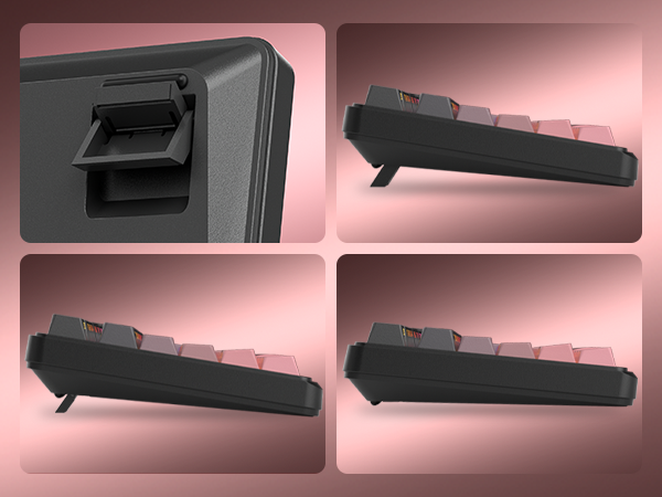 Two-Step Keyboard Feet