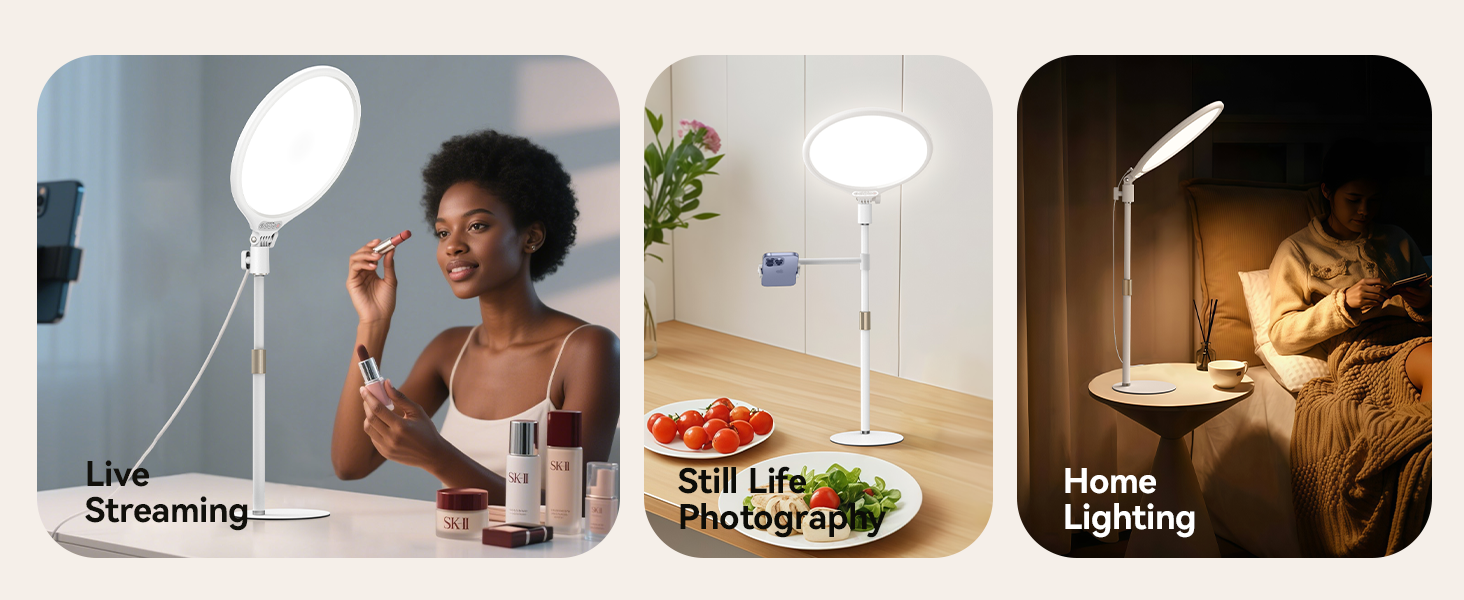 Full-Screen Desktop Ring Light