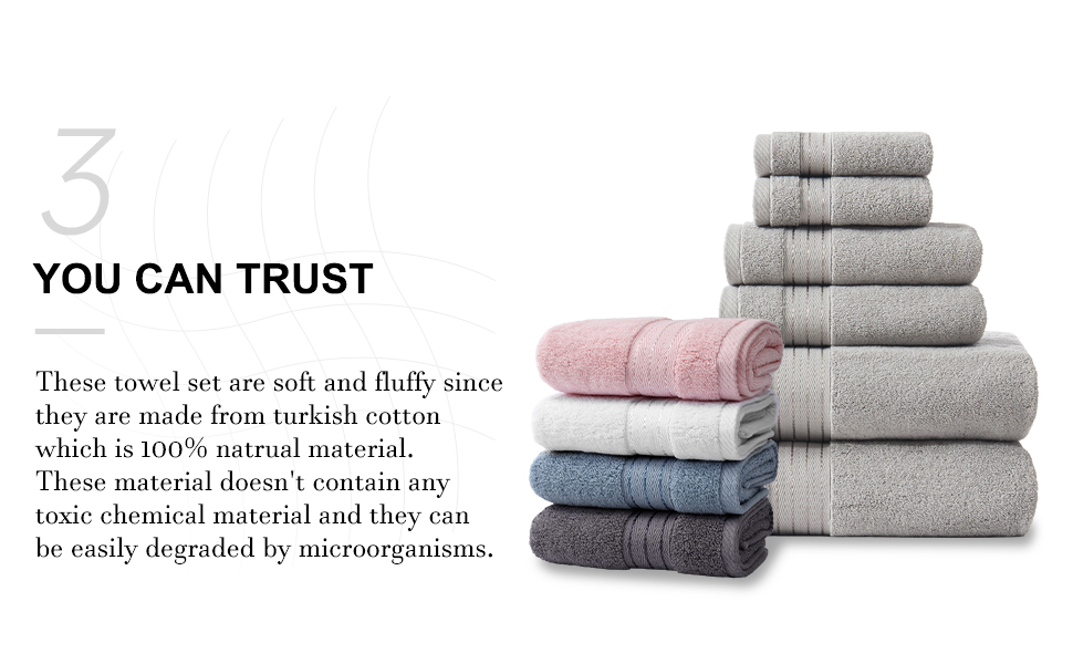 grey towels set