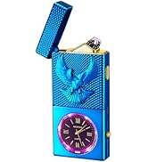 COMANYI Electric Lighter USB Rechargeable Lighter, Windproof Plasma Dual Arc Lighters, Flameless ...