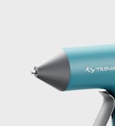 Tilswall Cordless Hot Glue Gun Rapid 30s Preheat, Mini glue gun and sticks set with 2000mAh Type-C