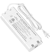 HitLights 25W Dimmable LED Driver Transformer, Power Supply 120V AC to 12V DC, Compatible with Lu...