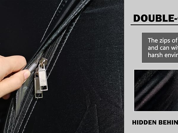 double-open zipper