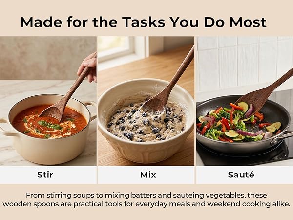 Wooden Cooking Spoons
