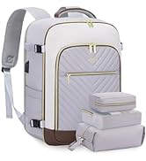 LOVEVOOK Large Travel Backpack for Women, TSA Carry on Backpack for Airplanes, 40L Personal Item ...