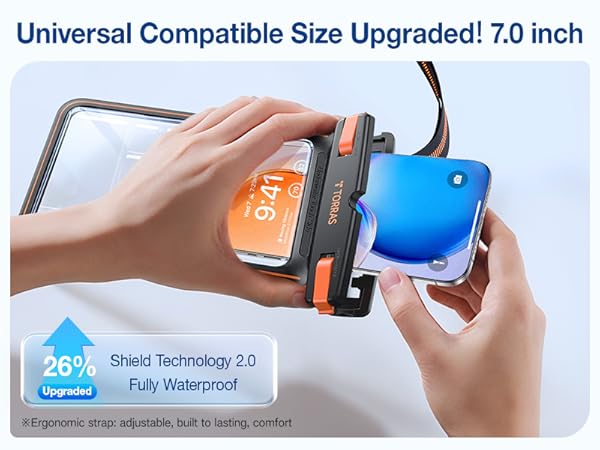 waterproof phone case with lanyard 