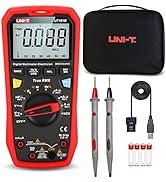 UNI-T Digital Multimeter UT161B, True RMS 6000 Counts 1000V AC/DC NCV, Measures Voltage Current R...
