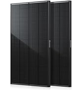 ECOBOSS 400 Watt Solar Panel, 2×200W N-Type 16BB 12V Solar Panels, 25.6% High Efficiency, IP68 Wa...