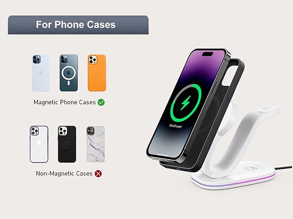 mag-safe charger standiphone wireless charger