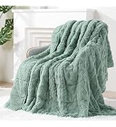 Eazfy Pro Super Soft Fuzzy Sherpa Fleece Weighted Blanket, 15 lbs Dual Sided Fluffy Heavy Weighte...