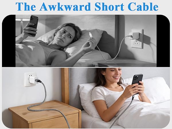 The original usb c cable is too short, making charging inconvenient. 10ft cable would be just right.
