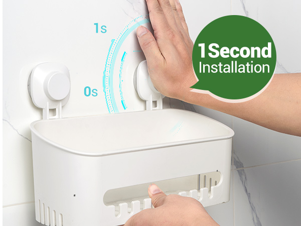 SUCTION CUP SHOWER CADDY